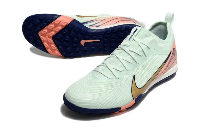 Nike पीला काला बुनाई ऊपरी सिंथेटिक सेज ओवरले टर्फ फुटबॉल जूते 18