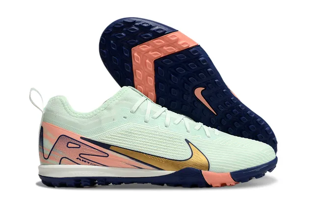 Nike पीला काला बुनाई ऊपरी सिंथेटिक सेज ओवरले टर्फ फुटबॉल जूते 20