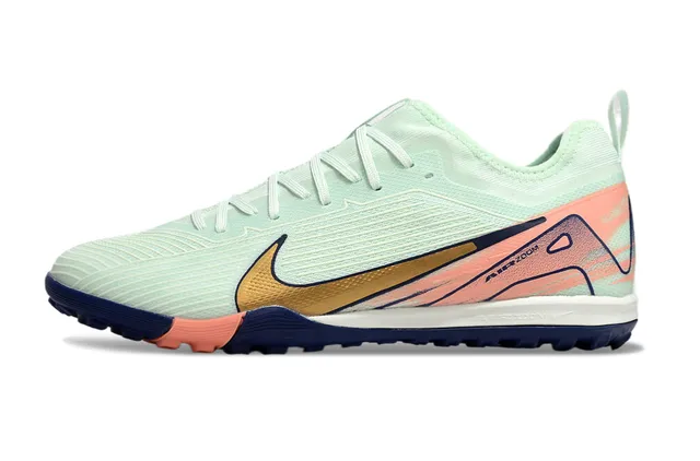 Nike पीला काला बुनाई ऊपरी सिंथेटिक सेज ओवरले टर्फ फुटबॉल जूते 22