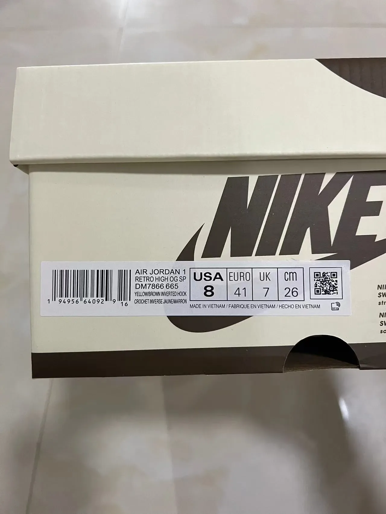 Nike Tênis Low-Top Cupsole Amarelo Marrom 2