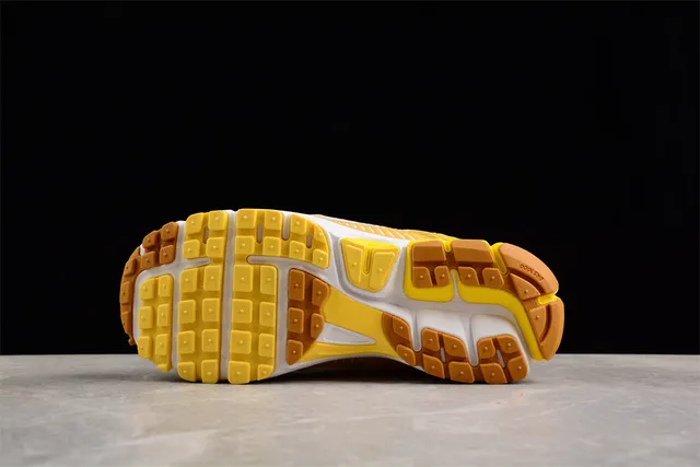 Nike Zoom 2K Yellow Orange Layered Synthetic Cage Open Mesh Upper Running Shoes 13