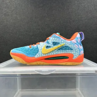 Nike Zoom KD 4 नीली नारंगी पोल्का डॉट बास्केटबॉल जूते