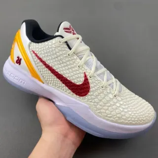 Nike Zoom Kobe VI White Red Yellow 篮球鞋