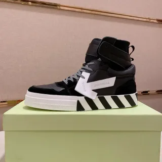 Off-White Arrow High-Top Black and White Lifestyle Sneakers