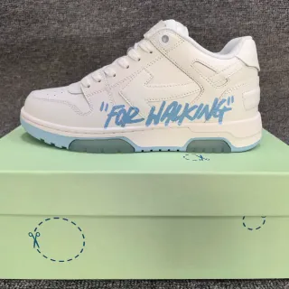 Off-White For Walking White and Light Blue Lifestyle Sneakers