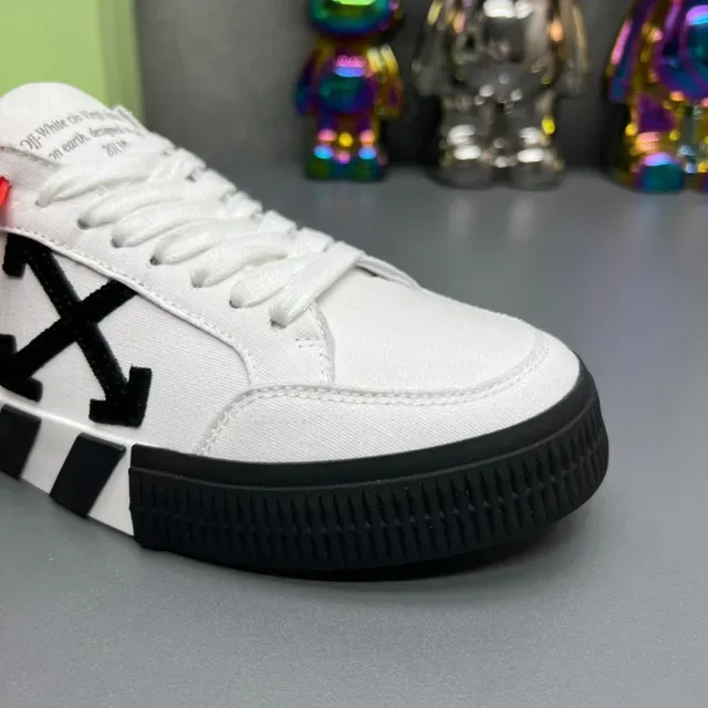 Off-White Industrial Sneaker Branco Preto Vermelho Tênis Lifestyle 7
