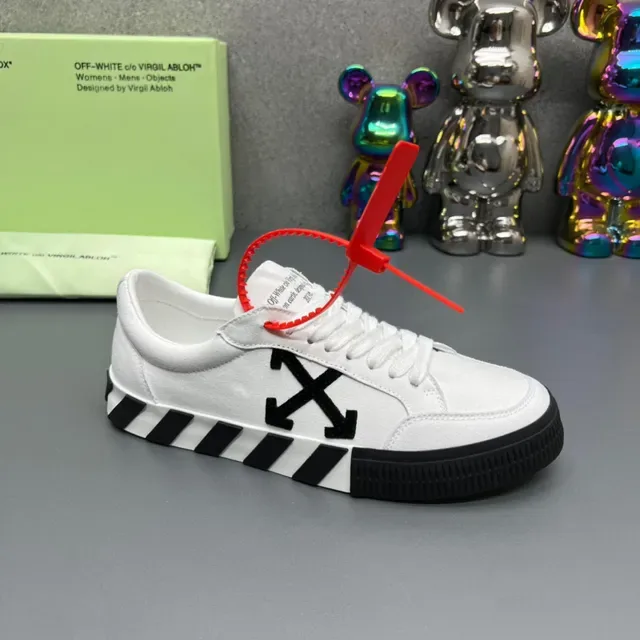 Off-White Industrial Sneaker Branco Preto Vermelho Tênis Lifestyle 9