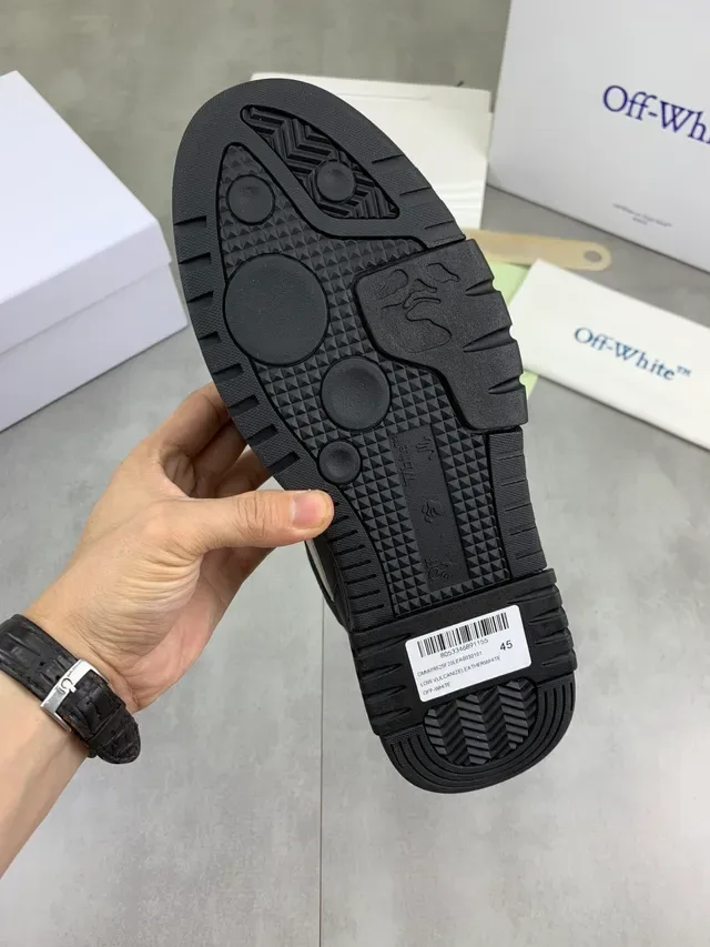 Off-White The Ten Black and White Arrow Lifestyle Sneakers 2