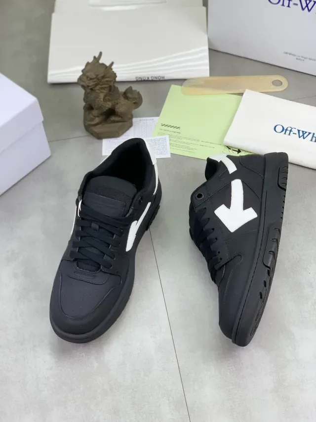 Off-White The Ten Black and White Arrow Lifestyle Sneakers 5