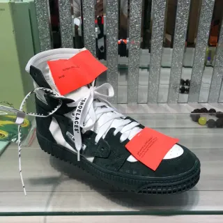 Off-White The Ten High-Top Industrial Suede Lifestyle Sneakers