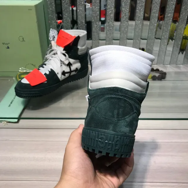 Off-White The Ten High-Top Industrial Suede Lifestyle Sneakers 3