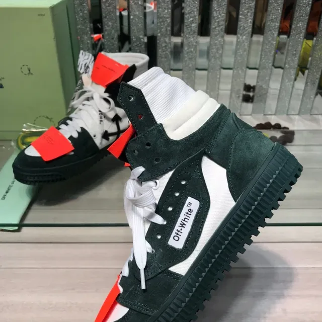 Off-White The Ten High-Top Industrial Suede Lifestyle Sneakers 4