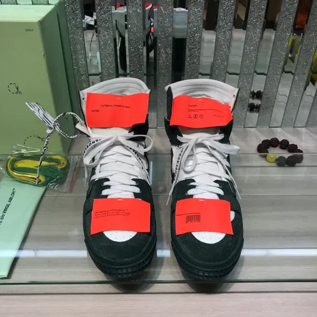 Off-White The Ten High-Top Industrial Suede Lifestyle Sneakers 5