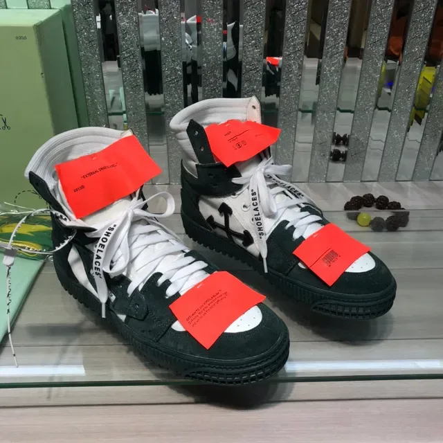 Off-White The Ten High-Top Industrial Suede Lifestyle Sneakers 7