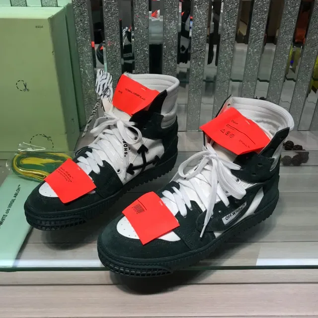 Off-White The Ten High-Top Industrial Suede Lifestyle Sneakers 8