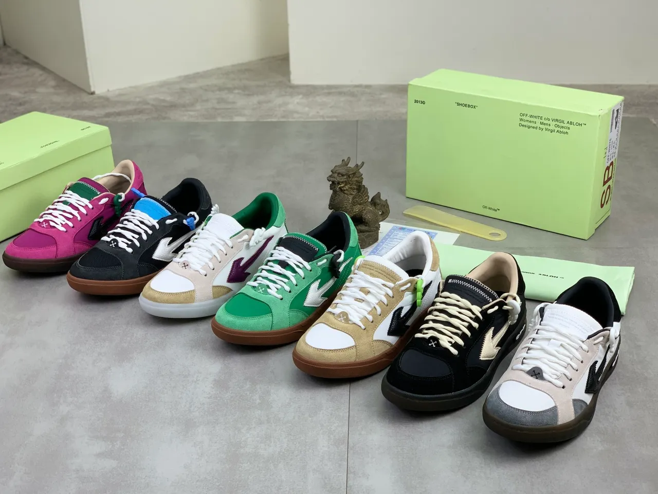 Off-White The Ten Magenta ante industrial Zip-Tie estilo de vida zapatillas 2