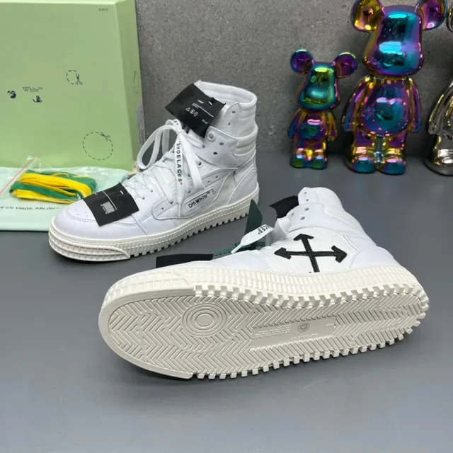 Off-White Zapatillas Blancas High-Top de Plataforma Lifestyle 2