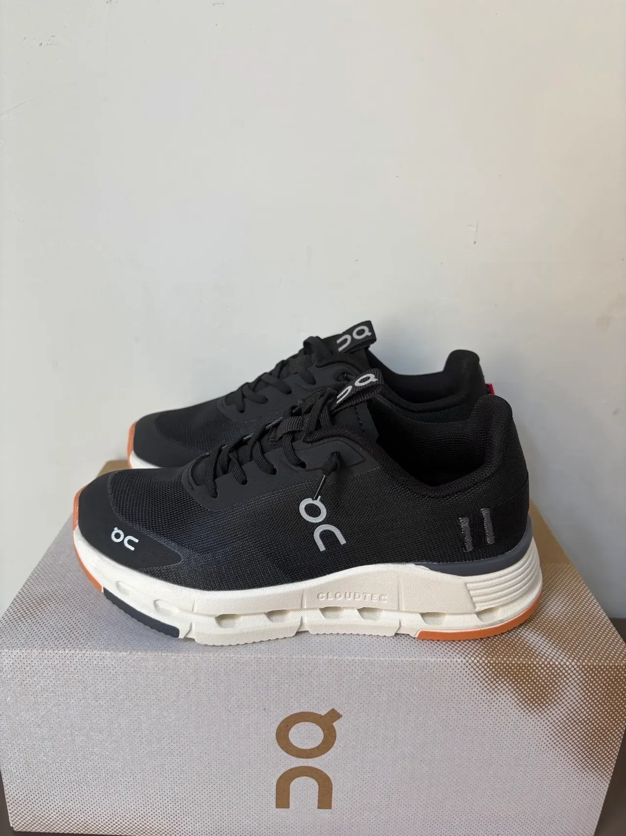 On Beige Amarillo Malla Parte Superior Abierta CloudTec Suela Intermedia Pods Zapatillas deportivas 5