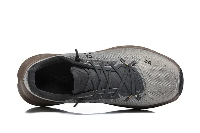On Cloudmonster Gris métallique et taupe chaussures de course 3