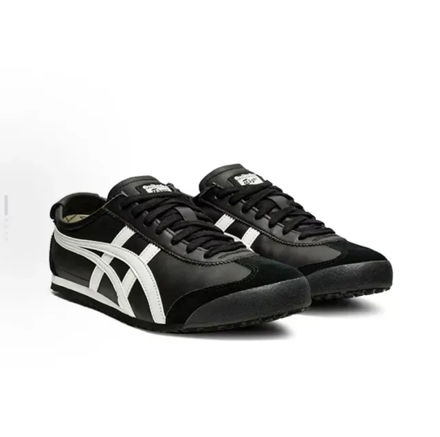 Onitsuka Tiger কালো সাদা লো-টপ লেদার আপার লাইফস্টাইল স্নিকার 3