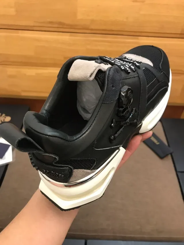 Philipp Plein Black and White Lifestyle Sneakers 5