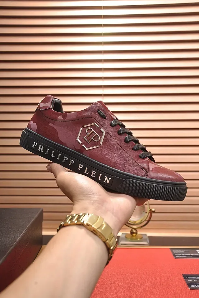 Philipp Plein Camo-Print Leather Lifestyle Sneakers 6