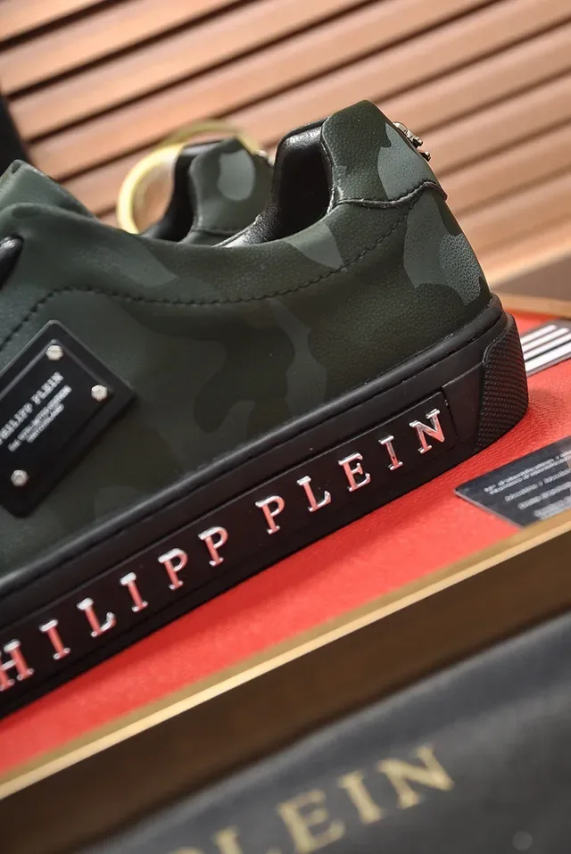 Philipp Plein zapatillas lifestyle de cuero camuflaje 2