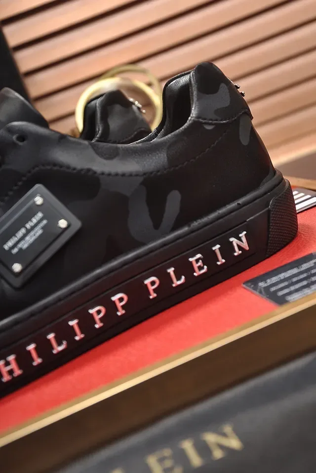 Philipp Plein impresión camuflaje zapatillas lifestyle de bajo corte 2