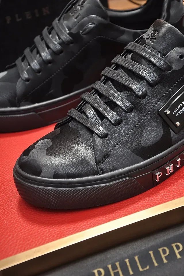Philipp Plein impresión camuflaje zapatillas lifestyle de bajo corte 3