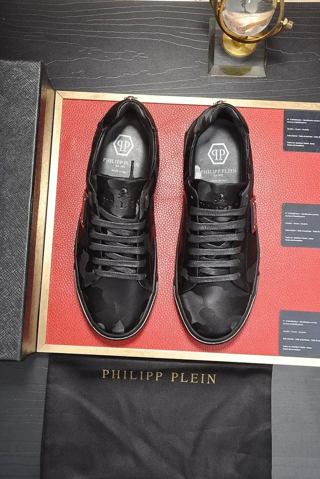 Philipp Plein impresión camuflaje zapatillas lifestyle de bajo corte 7