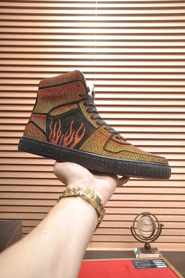 Philipp Plein Crystal Flame 高帮生活方式运动鞋 2