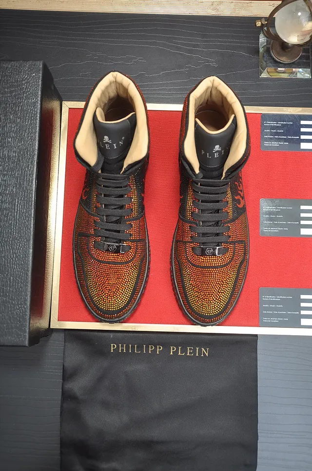 Philipp Plein Crystal Flame 高帮生活方式运动鞋 3