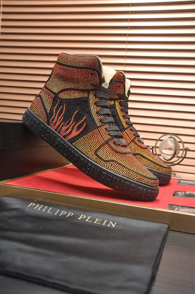 Philipp Plein Crystal Flame 高帮生活方式运动鞋 4