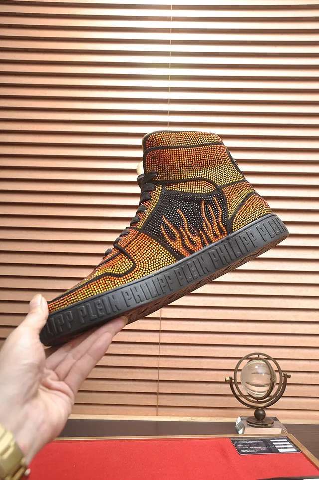 Philipp Plein Crystal Flame 高帮生活方式运动鞋 5