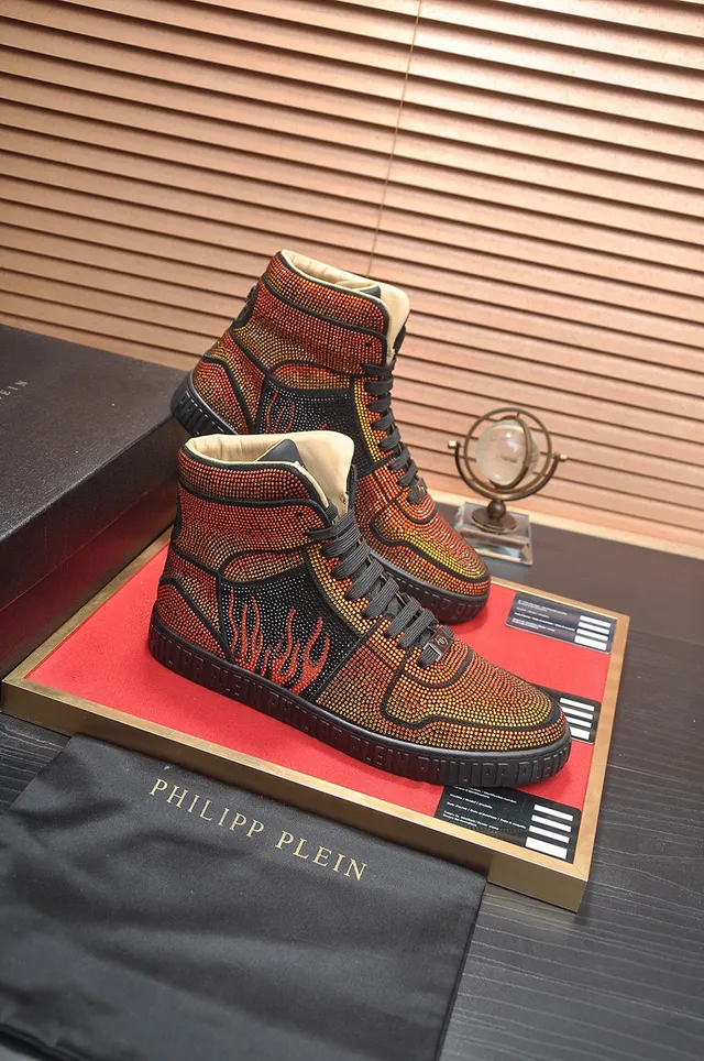 Philipp Plein Crystal Flame 高帮生活方式运动鞋 6
