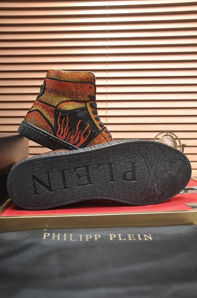Philipp Plein Crystal Flame 高帮生活方式运动鞋 7