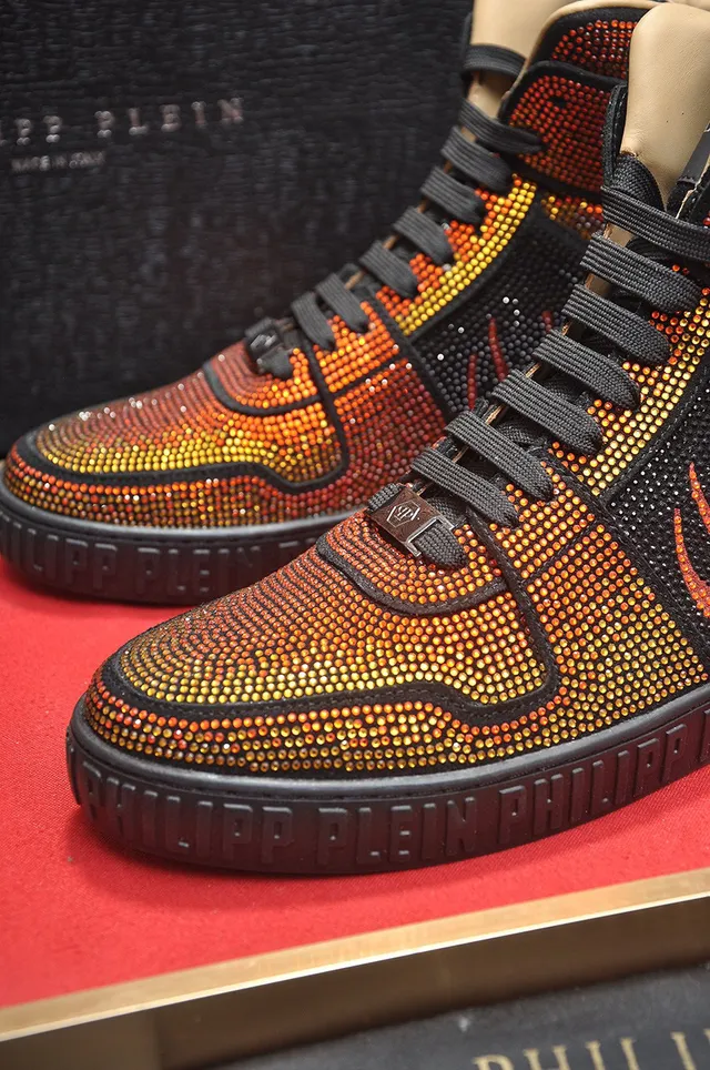 Philipp Plein Crystal Flame 高帮生活方式运动鞋 8