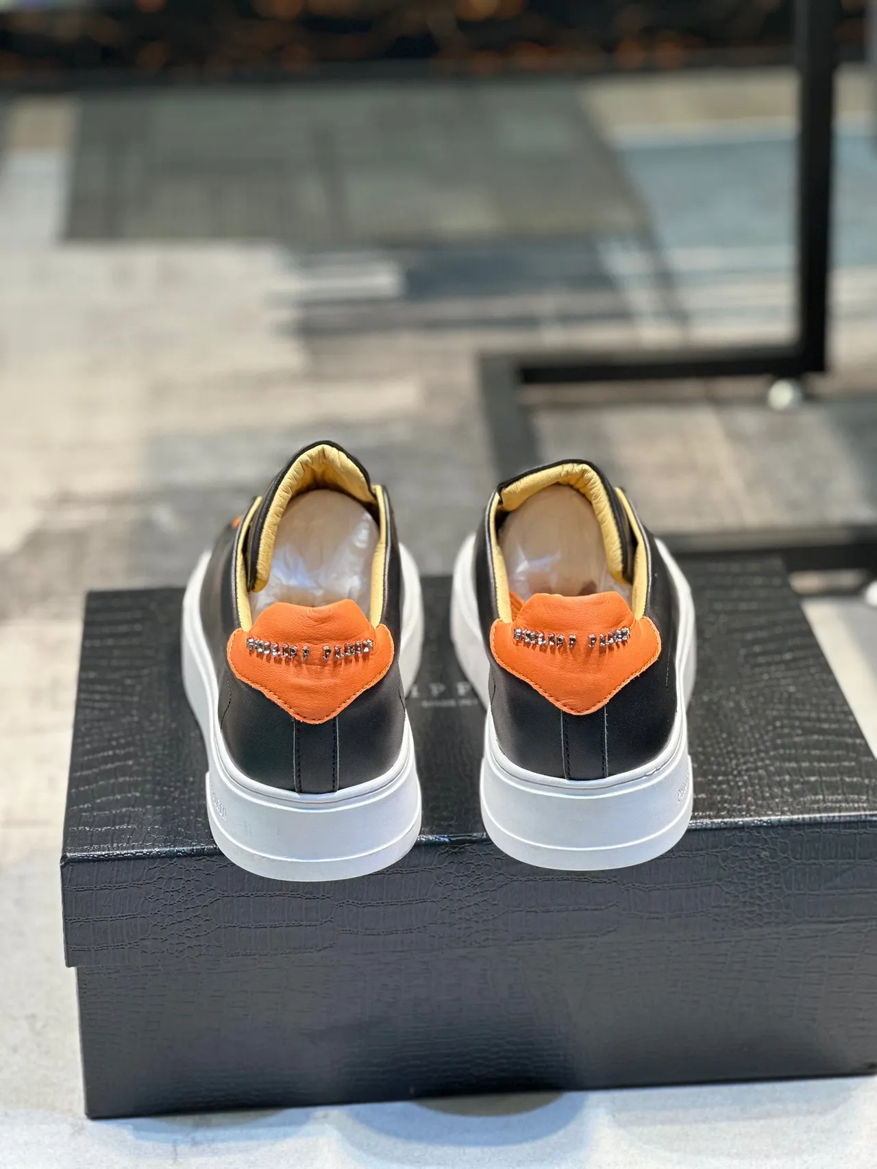 Philipp Plein Embellished Skull Platform Lifestyle Sneakers 2