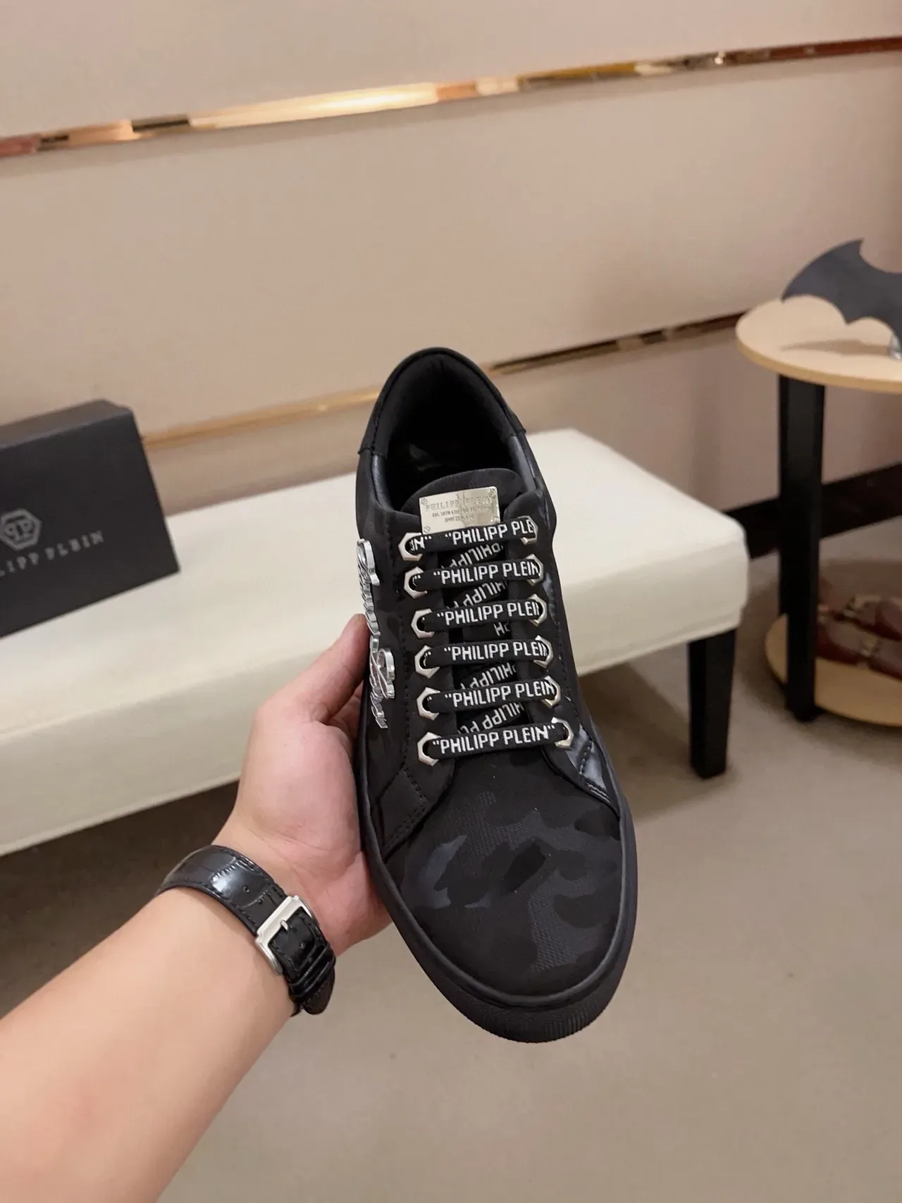 Philipp Plein Gianna Loro Camo Print Tênis Lifestyle 2