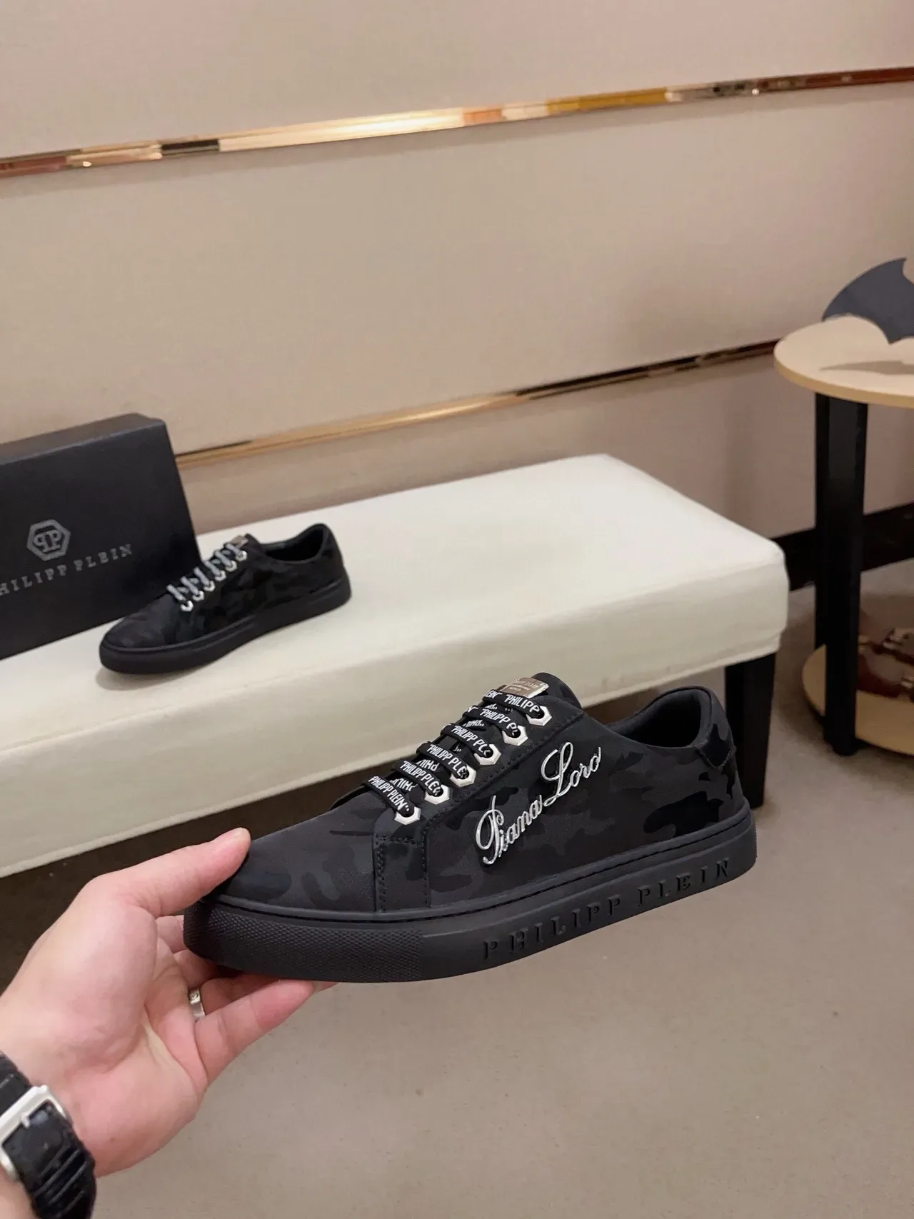 Philipp Plein Gianna Loro Camo Print Tênis Lifestyle 3