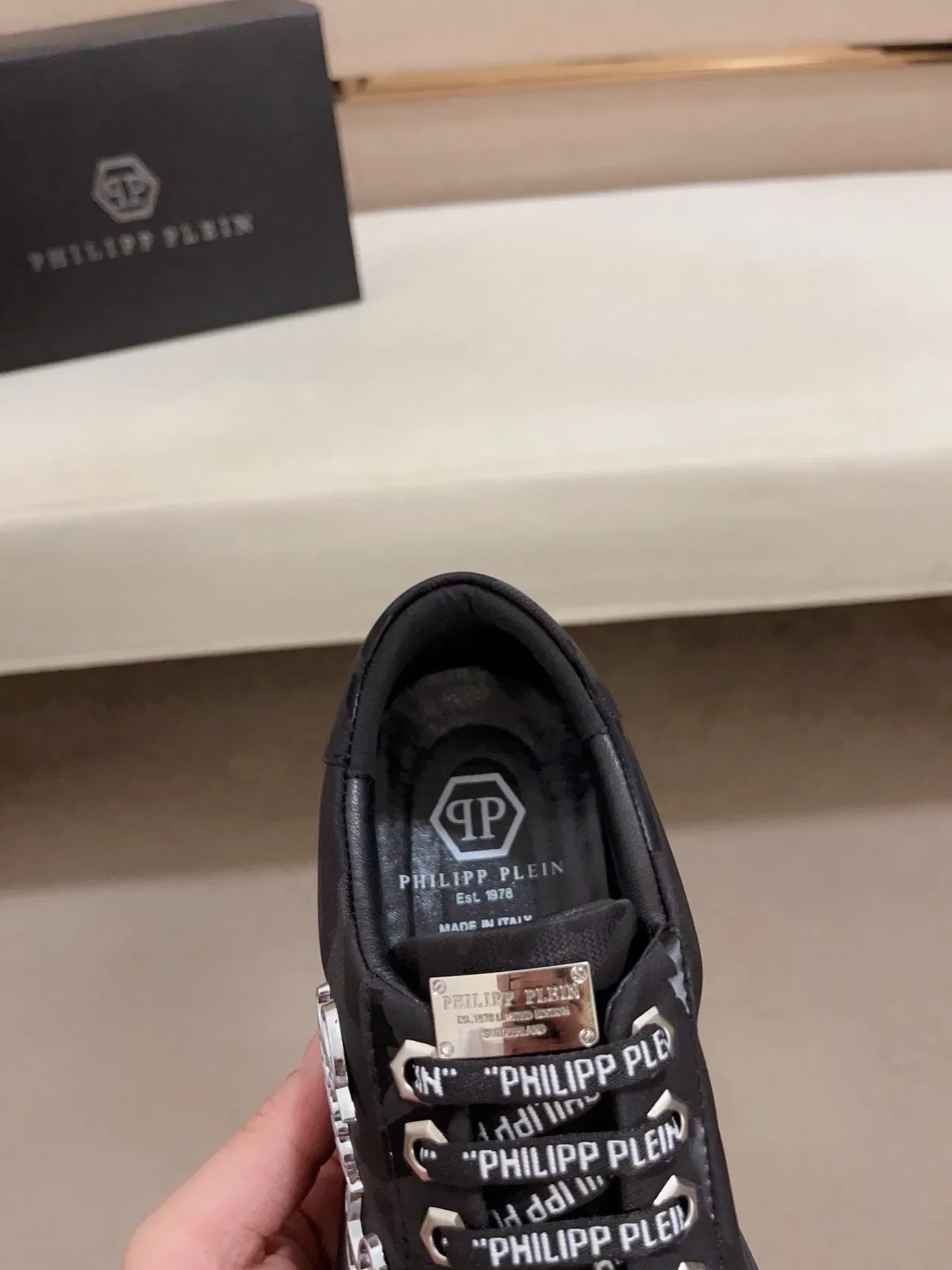 Philipp Plein Gianna Loro Camo Print Tênis Lifestyle 6