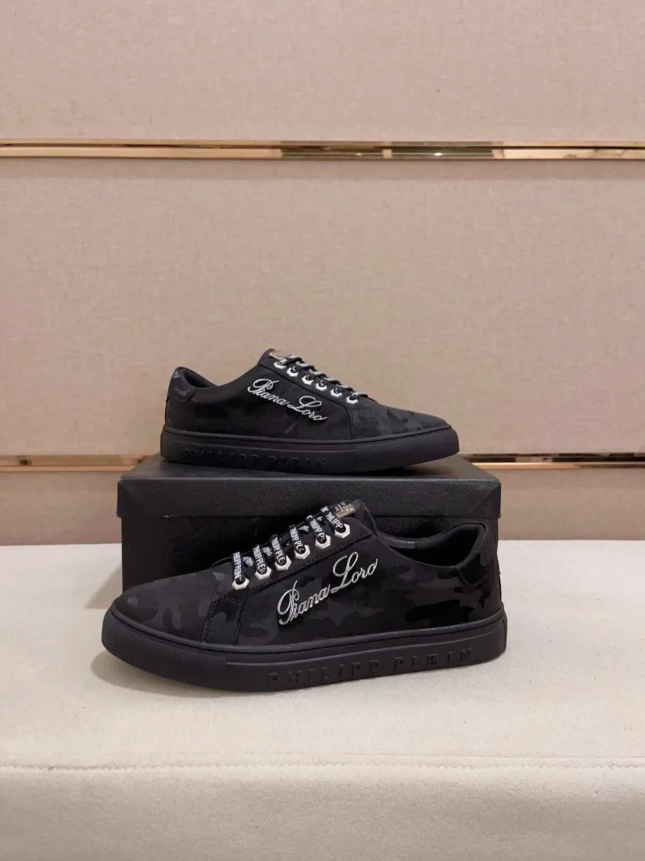 Philipp Plein Gianna Loro Camo Print Tênis Lifestyle 7