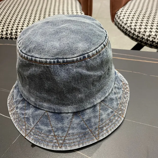 Prada Chapéu de Balde Jeans Acid Wash 5