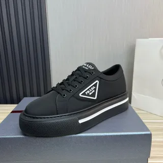 Prada Cloudbust কালো প্ল্যাটফর্ম লাইফস্টাইল স্নিকার্স