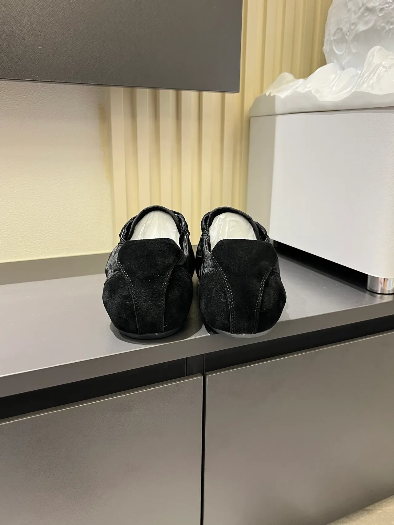Prada Cloudbust Black Suede And Nylon Upper Elasticated Collar Lifestyle Sneakers 2