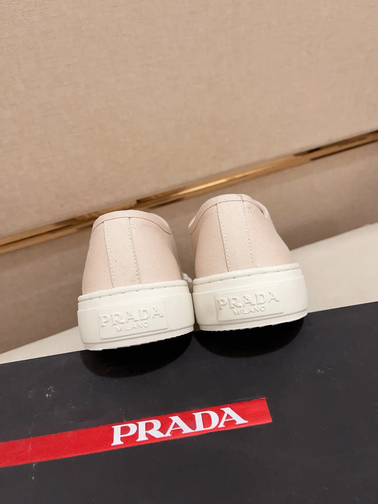 Prada Cloudbust Pink Canvas Lifestyle Sneakers 3