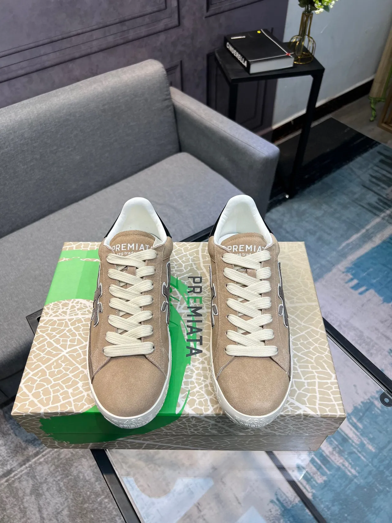 Premiata X Logo حذاء رياضي أسلوب حياة تويب سويد 2