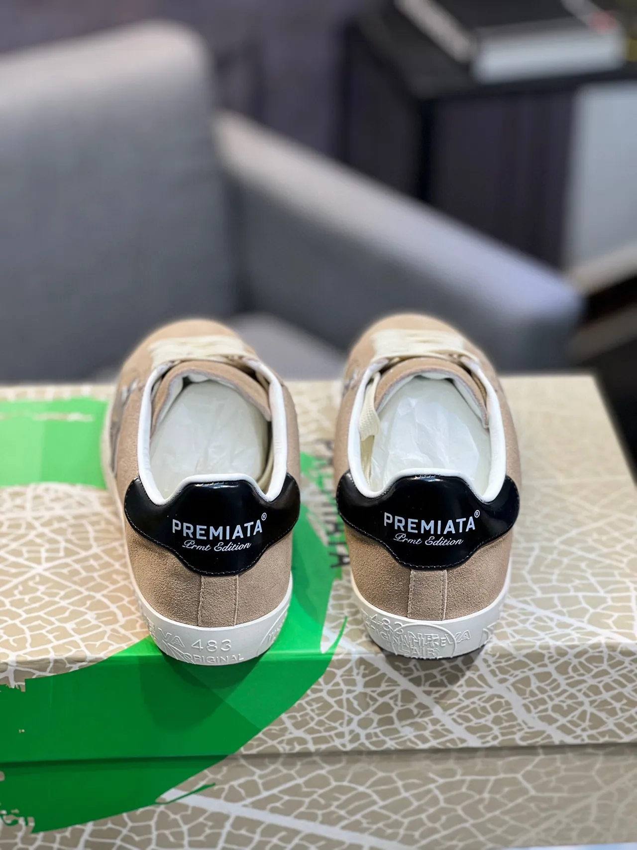 Premiata X Logo حذاء رياضي أسلوب حياة تويب سويد 7