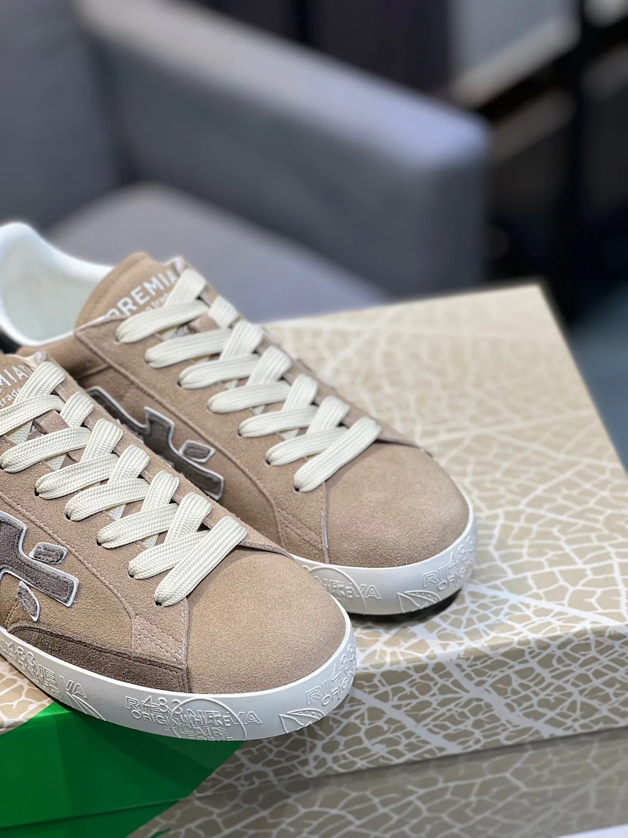 Premiata X Logo حذاء رياضي أسلوب حياة تويب سويد 8