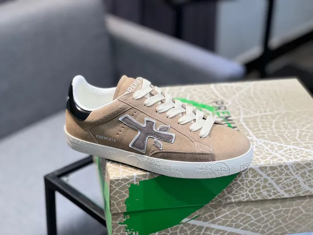 Premiata X Logo حذاء رياضي أسلوب حياة تويب سويد 9